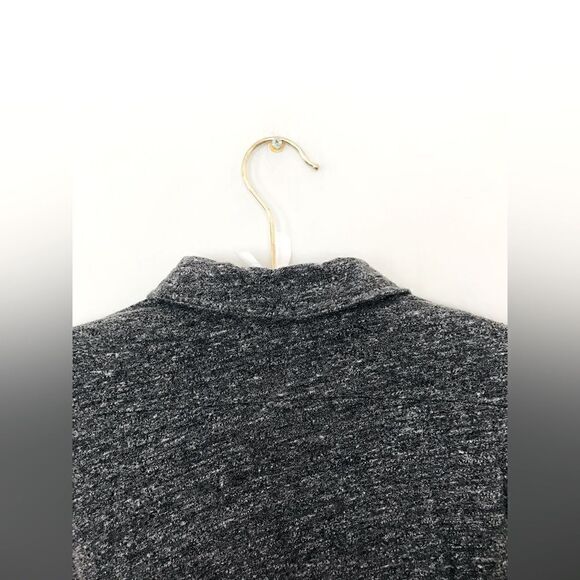 Sundance | grey collared knit twist bottom sweater | size xs - Picture 5 of 5
